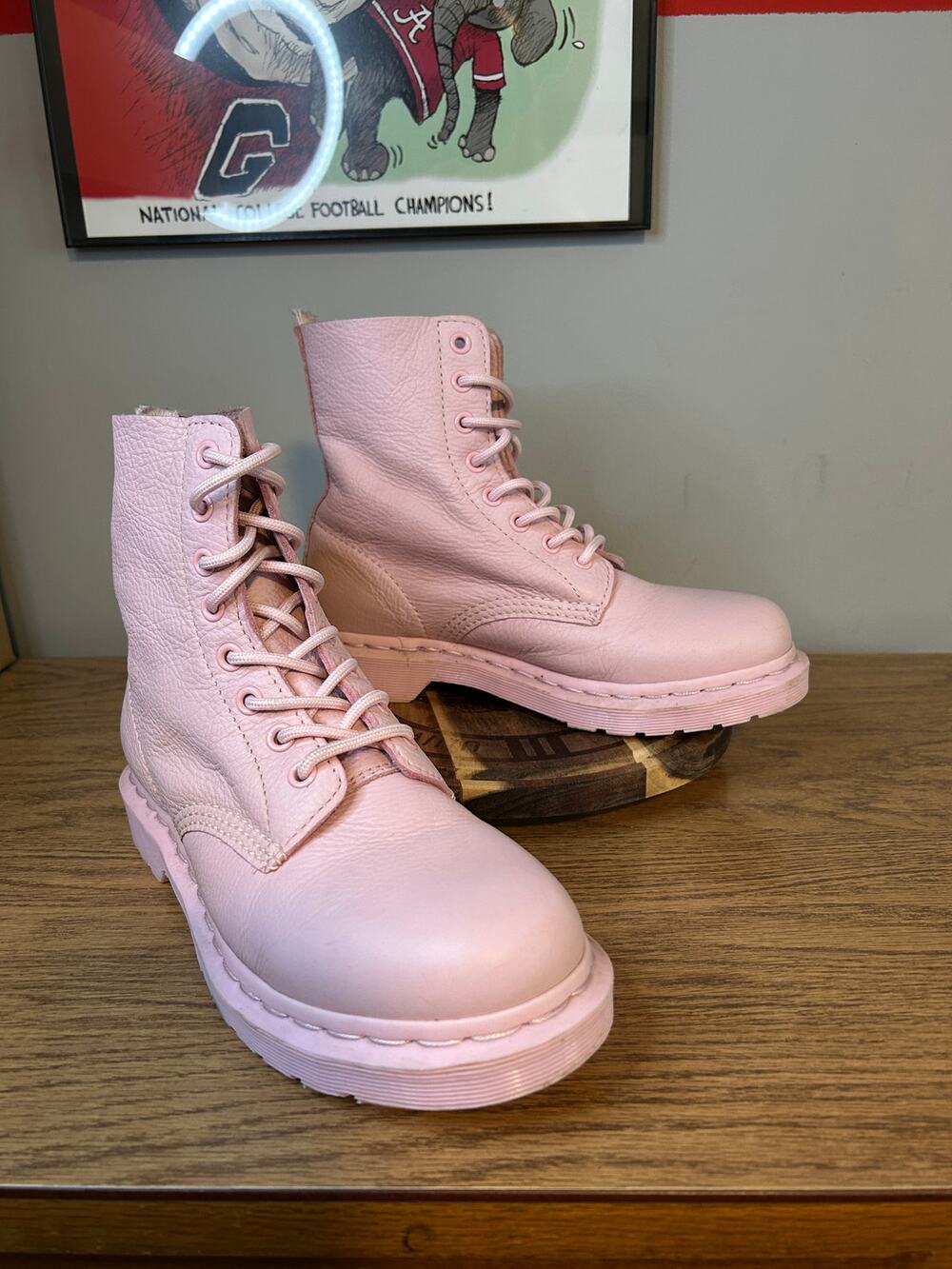 Dr Martens Pascal Baby Pink Mono size 7/EU 38